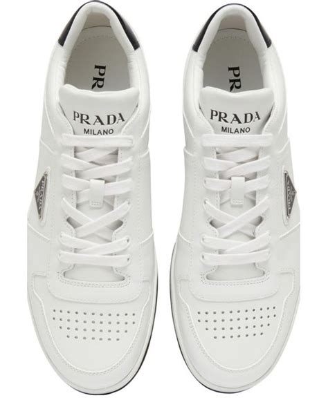 prada bianco sneakers|Prada Downtown High Top Sneaker (Men) .